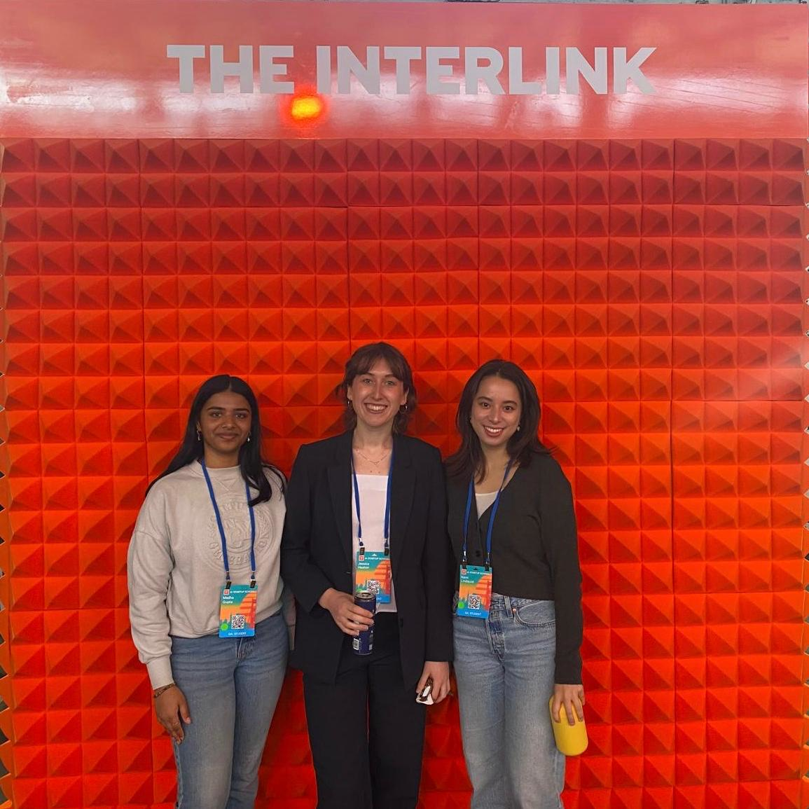 Jess Heaton with Medha Gupta and Nami Lindquist - AI start-up school